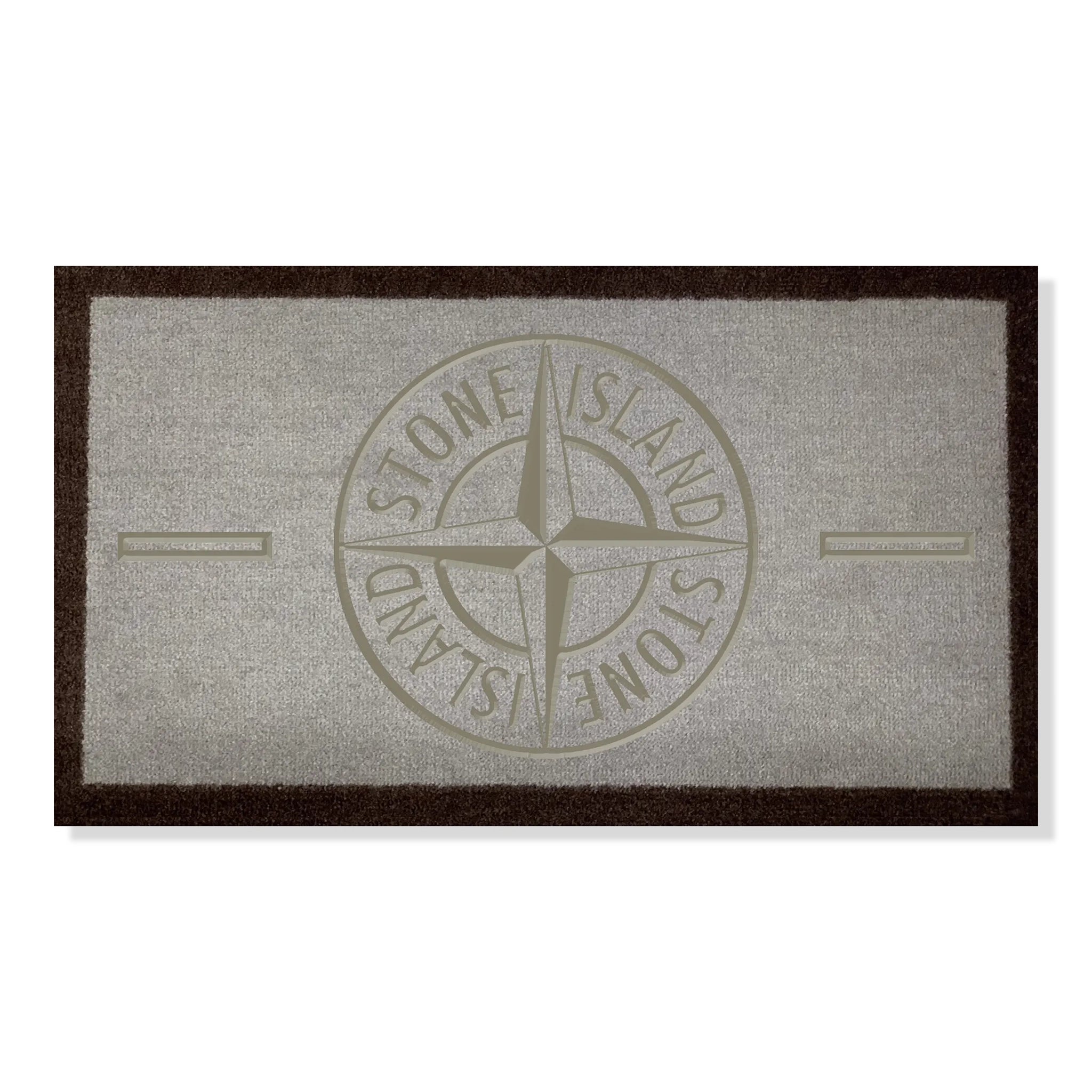 Front view of Stone Island Doormat Light Brown 70x40cm
